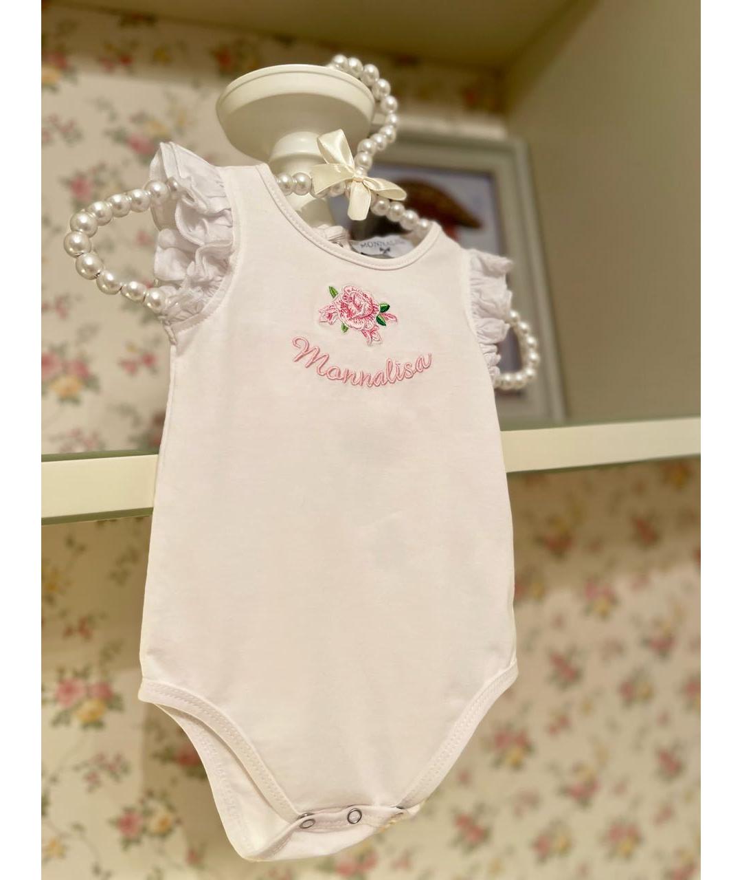 MONNALISA Белый хлопковый комплект, фото 3