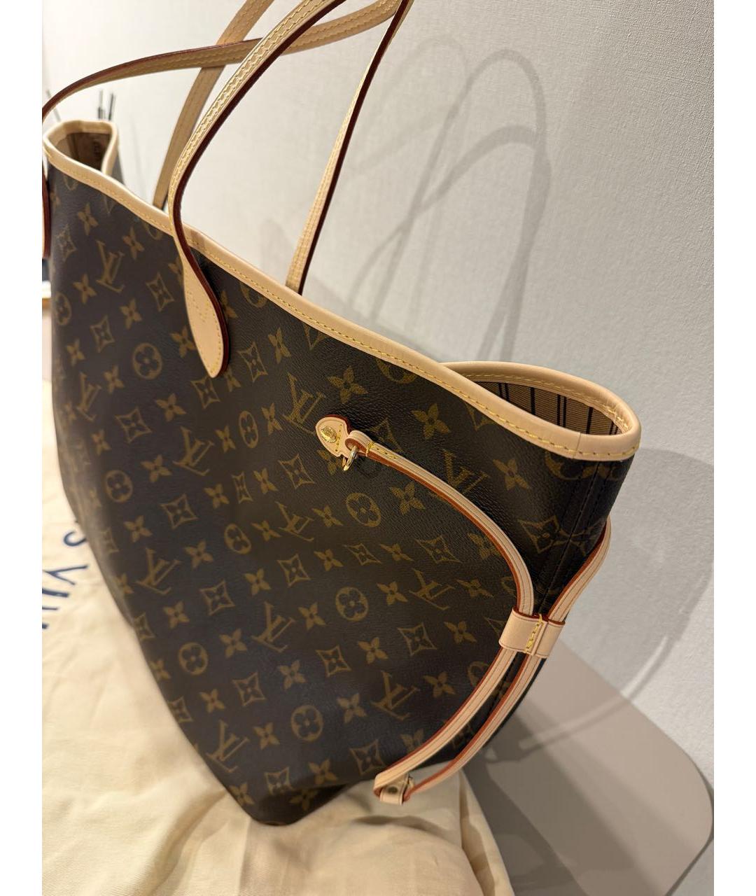 LOUIS VUITTON Коричневая сумка тоут, фото 2