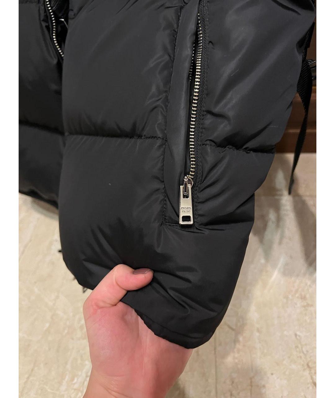 PRADA Черный пуховик, фото 3