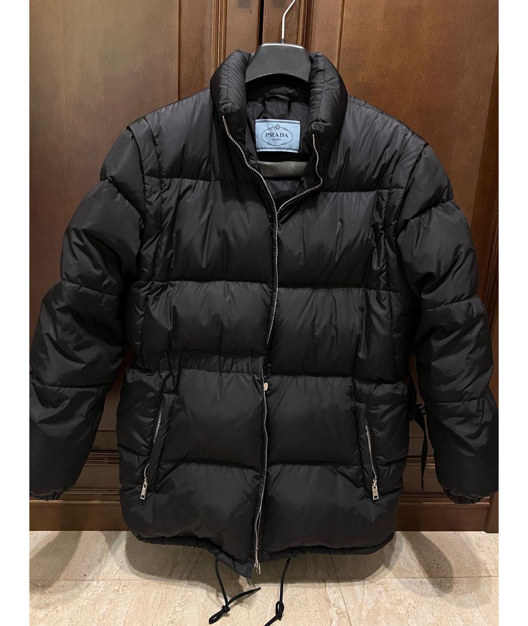 PRADA Черный пуховик, фото 2