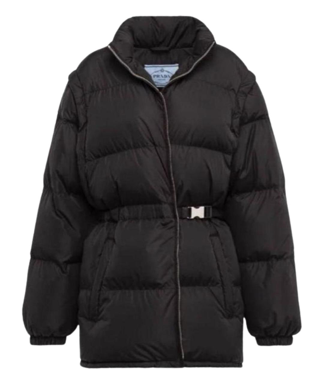 PRADA Черный пуховик, фото 1
