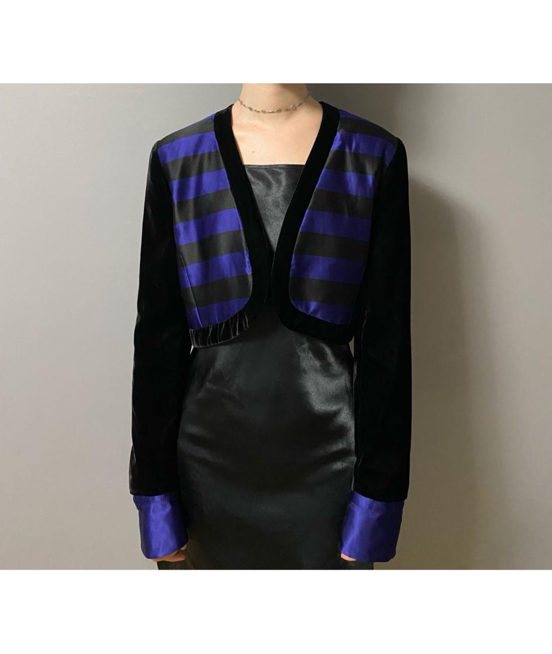 ESCADA Темно-синий бархатный жакет/пиджак, фото 4