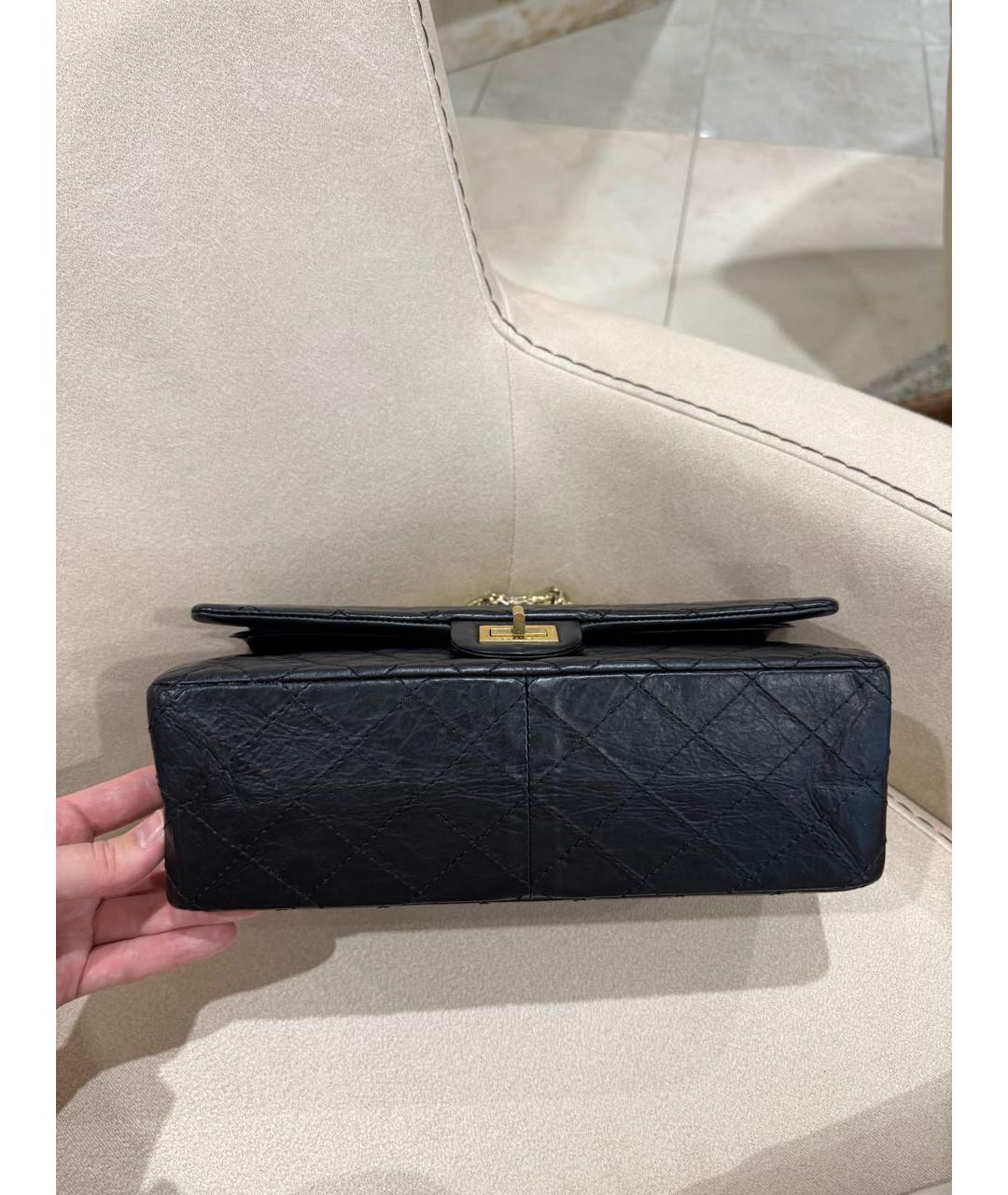 CHANEL Черная кожаная сумка через плечо, фото 7