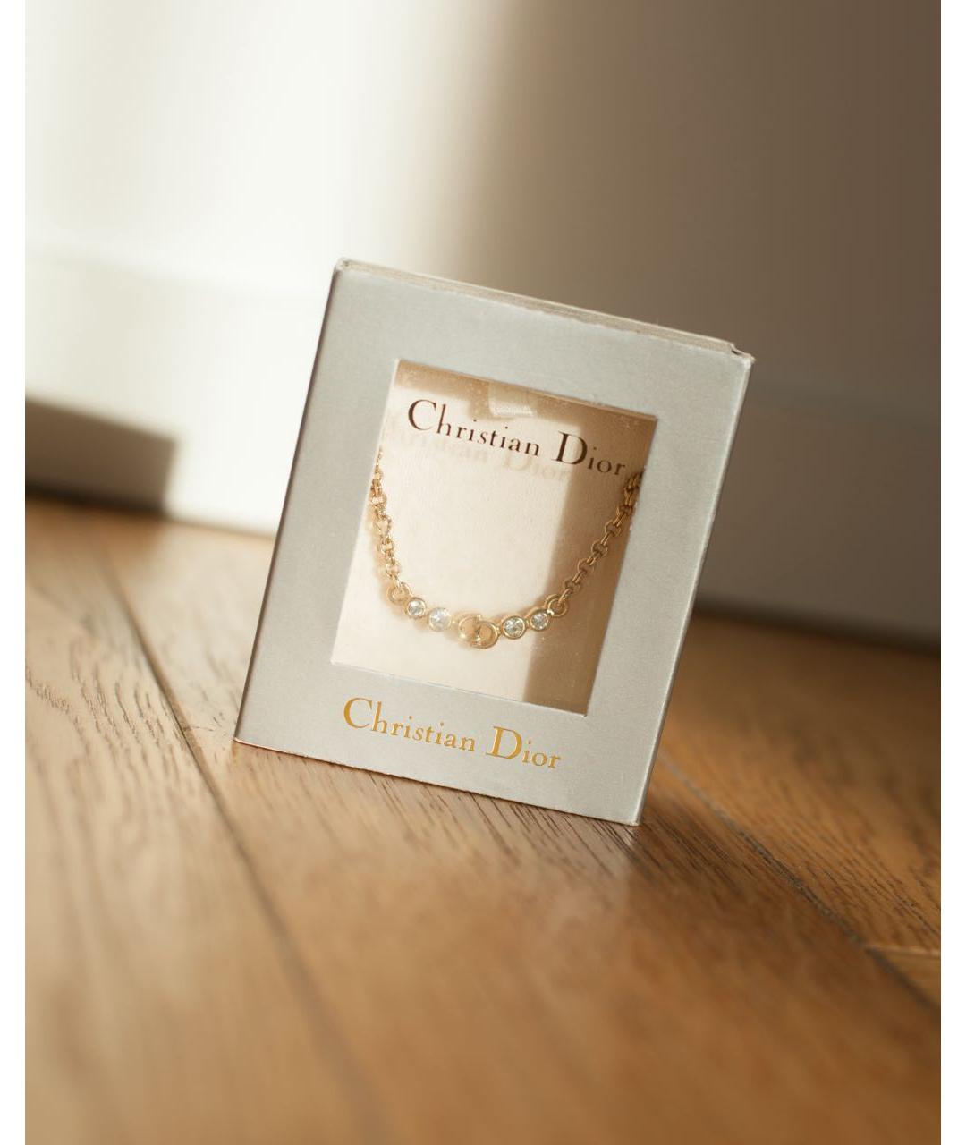 CHRISTIAN DIOR Золотая подвеска, фото 3