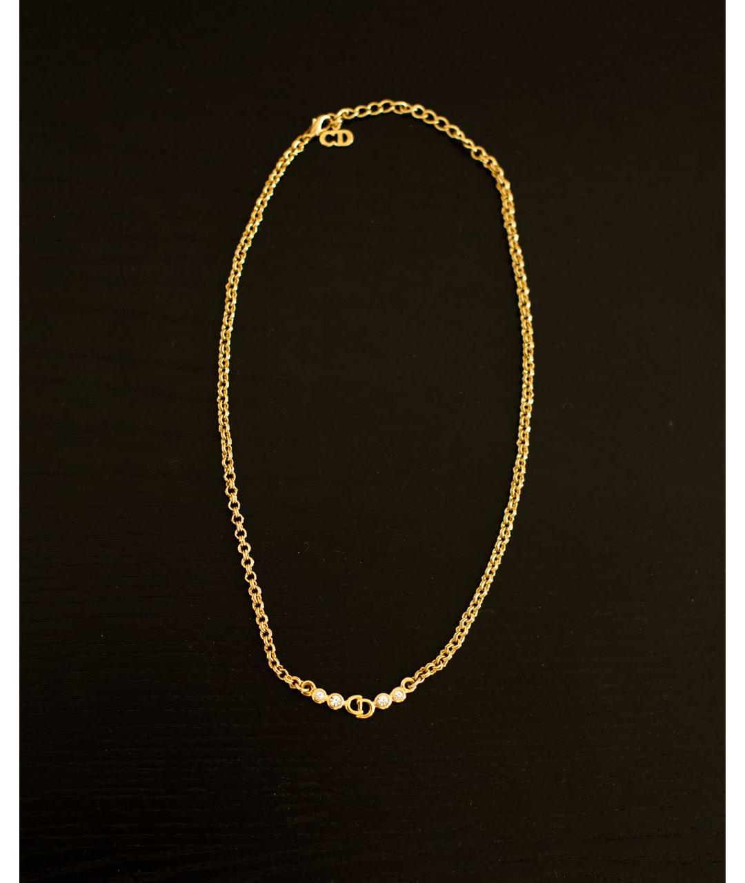 CHRISTIAN DIOR Золотая подвеска, фото 7