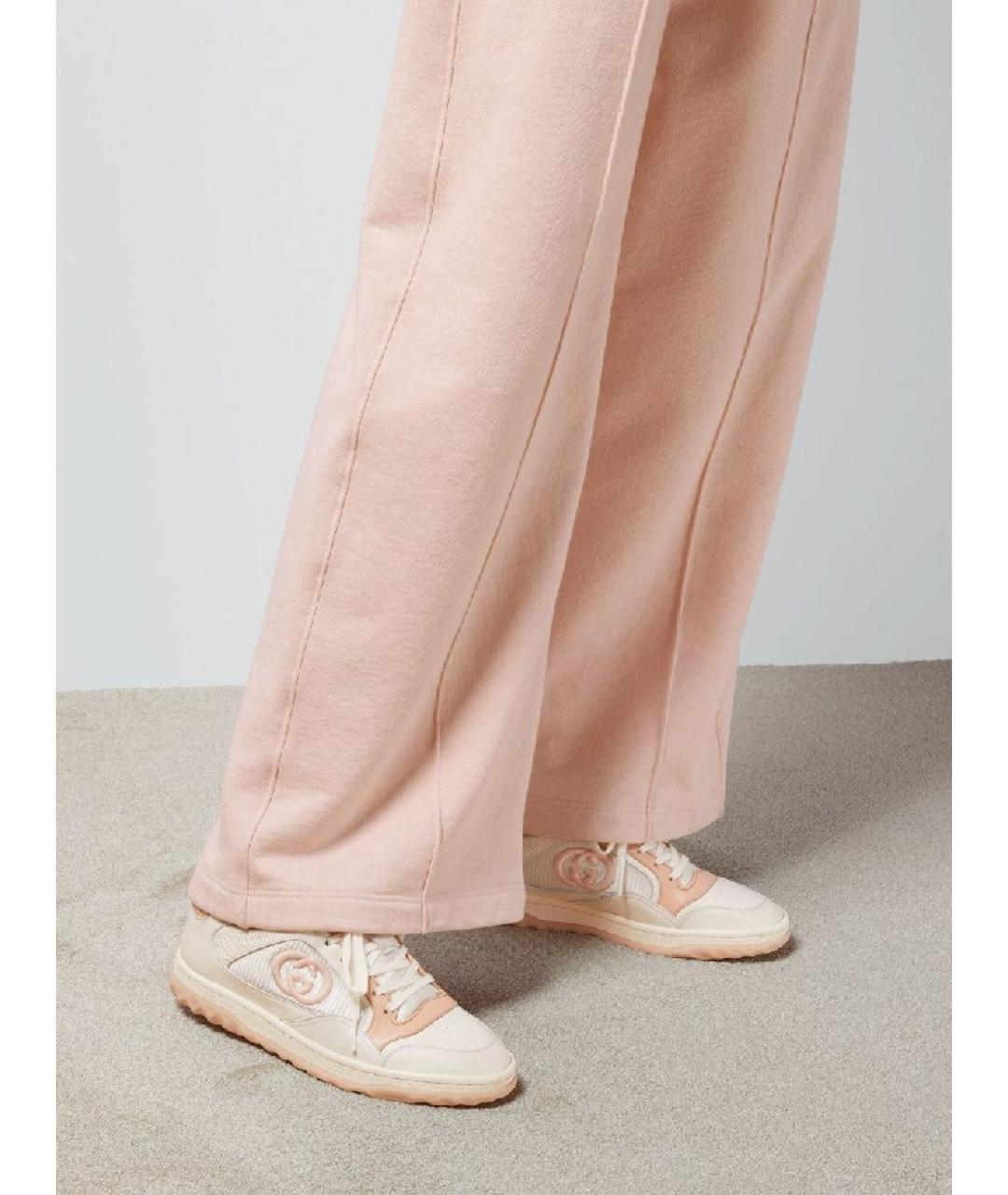 GUCCI Розовые кожаные кеды, фото 5