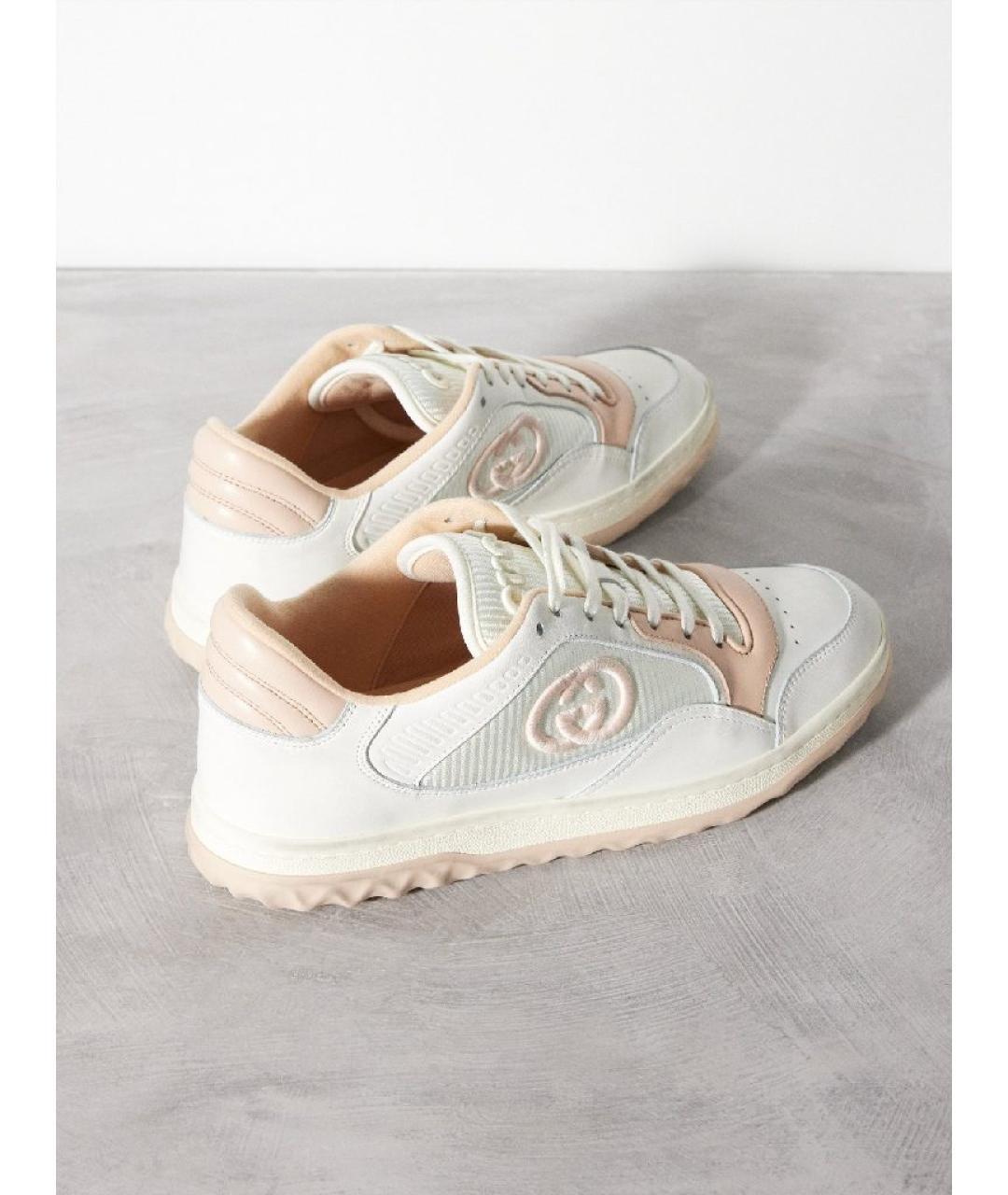 GUCCI Розовые кожаные кеды, фото 7