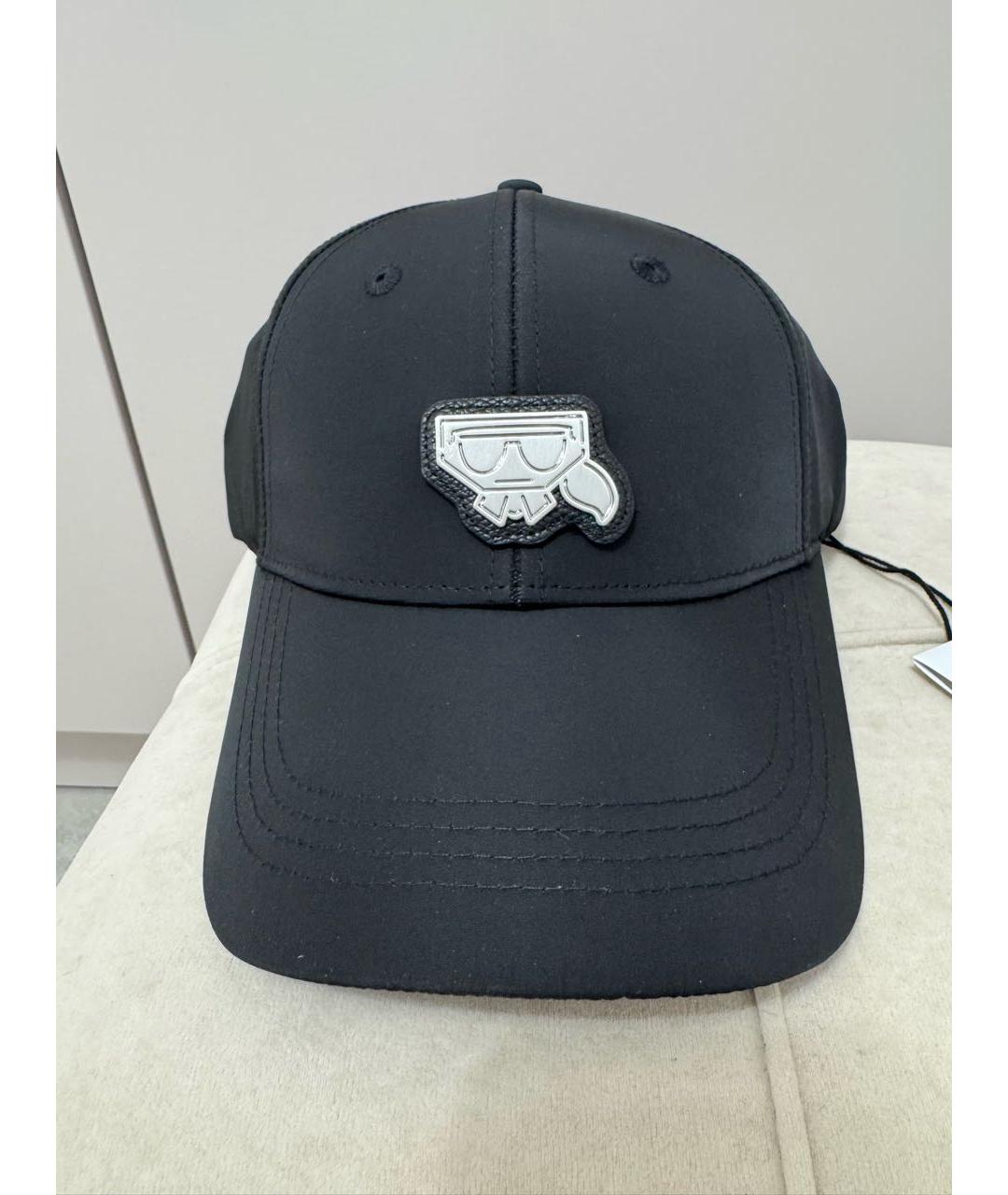 KARL LAGERFELD Черная синтетическая кепка, фото 9
