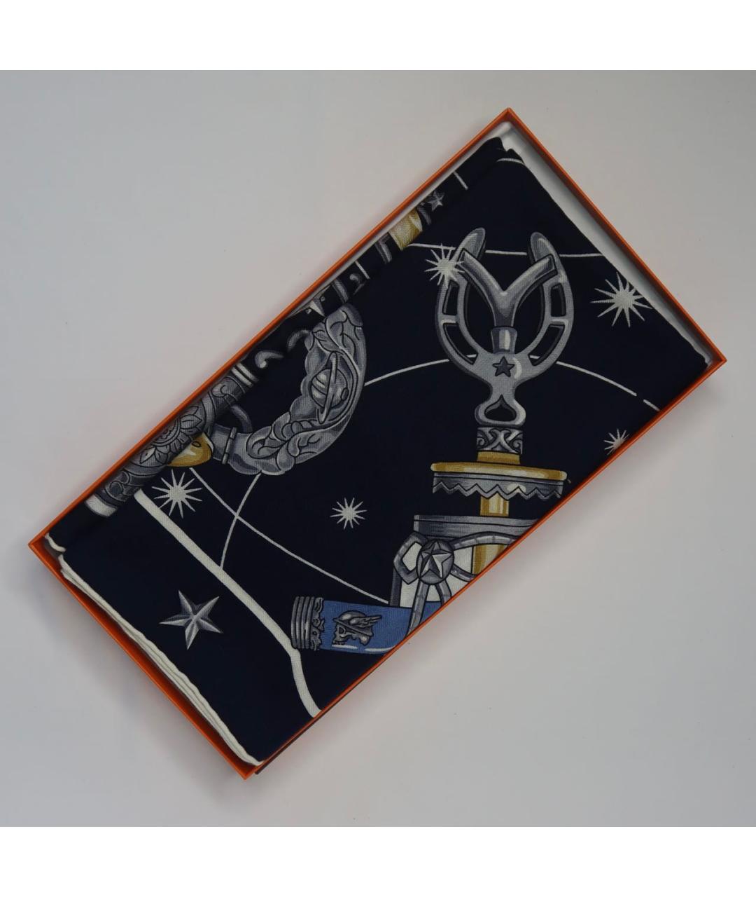 HERMES Мульти кашемировый платок, фото 6