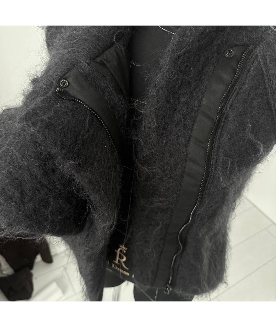 RICK OWENS Черный шерстяной жилет, фото 4