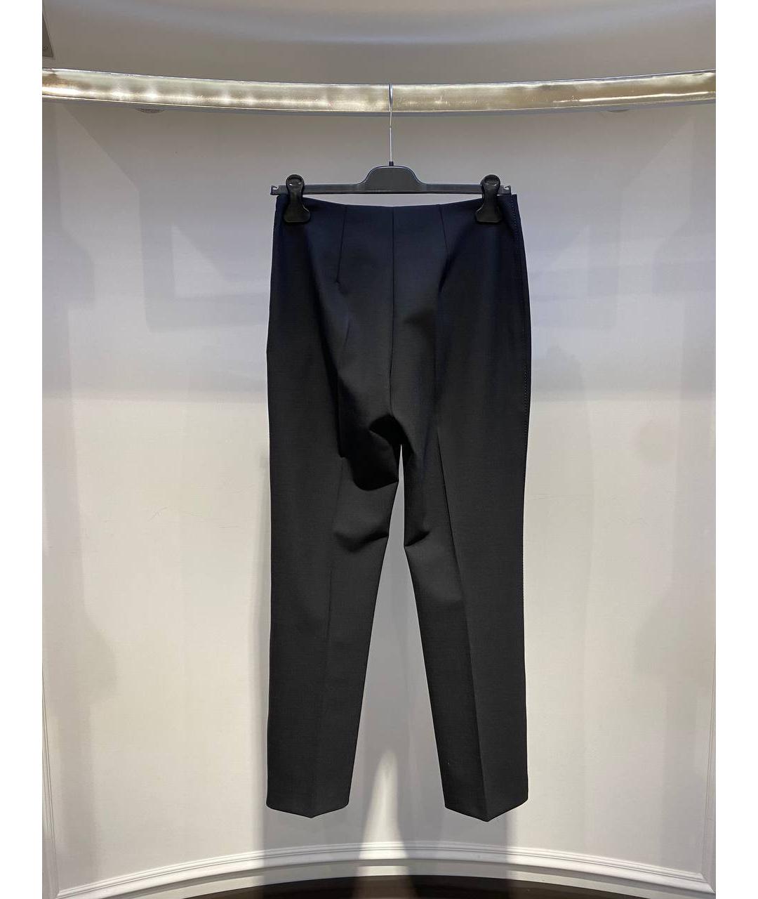 FENDI Серые полиэстеровые прямые брюки, фото 3