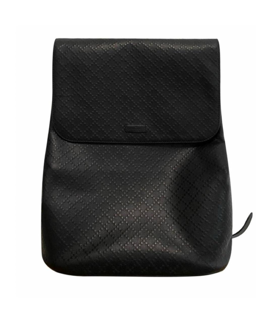 GUCCI Черный кожаный рюкзак, фото 4