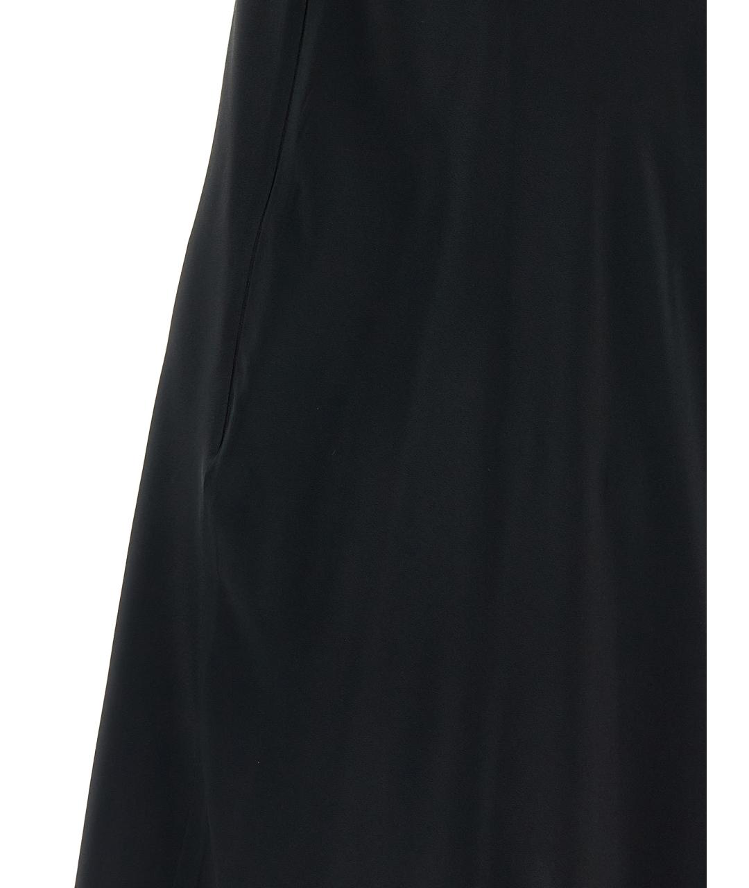 GIOVANNI BEDIN Черное ацетатное коктейльное платье, фото 4