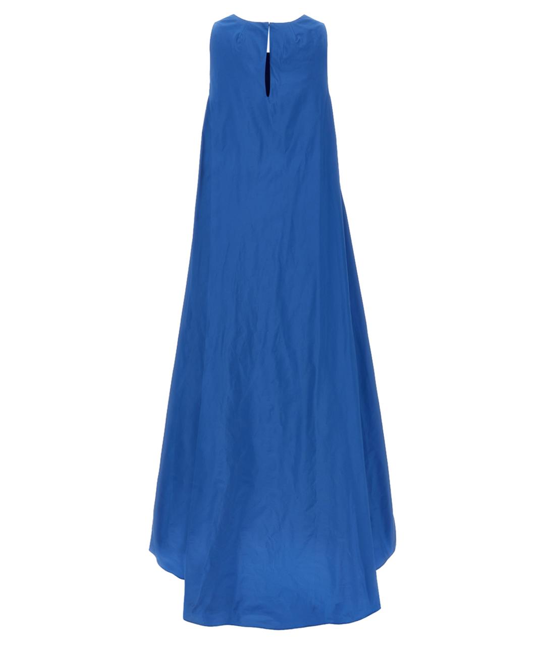 P.A.R.O.S.H. Синее полиэстеровое повседневное платье, фото 2