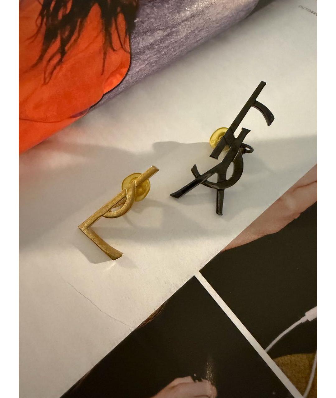 SAINT LAURENT Металлические клипсы, фото 2