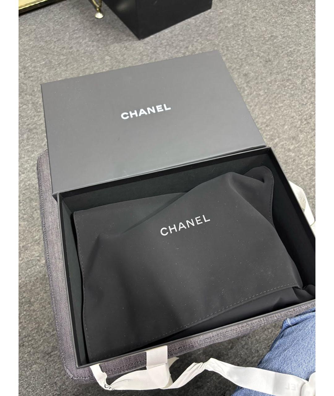 CHANEL Бордовая кожаная сумка через плечо, фото 5