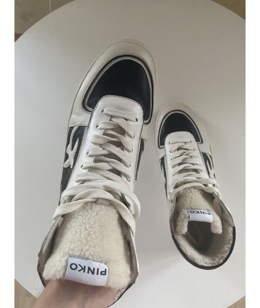 PINKO Мульти кожаные кеды, фото 2