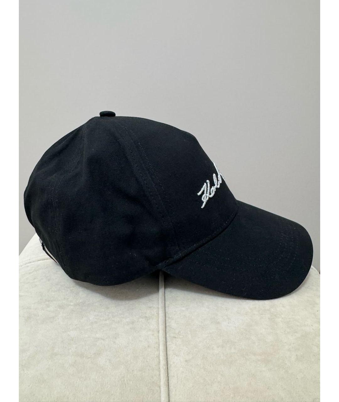 KARL LAGERFELD Черная синтетическая кепка, фото 2