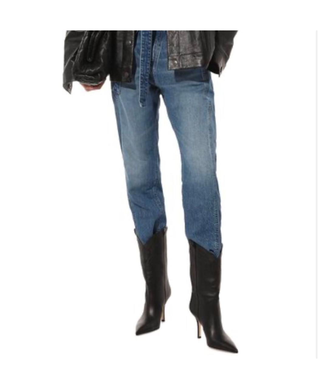 PARIS TEXAS Черные кожаные сапоги, фото 6