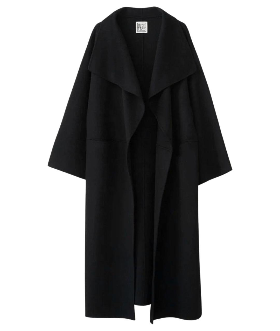 TOTEME Черное шерстяное пальто, фото 1