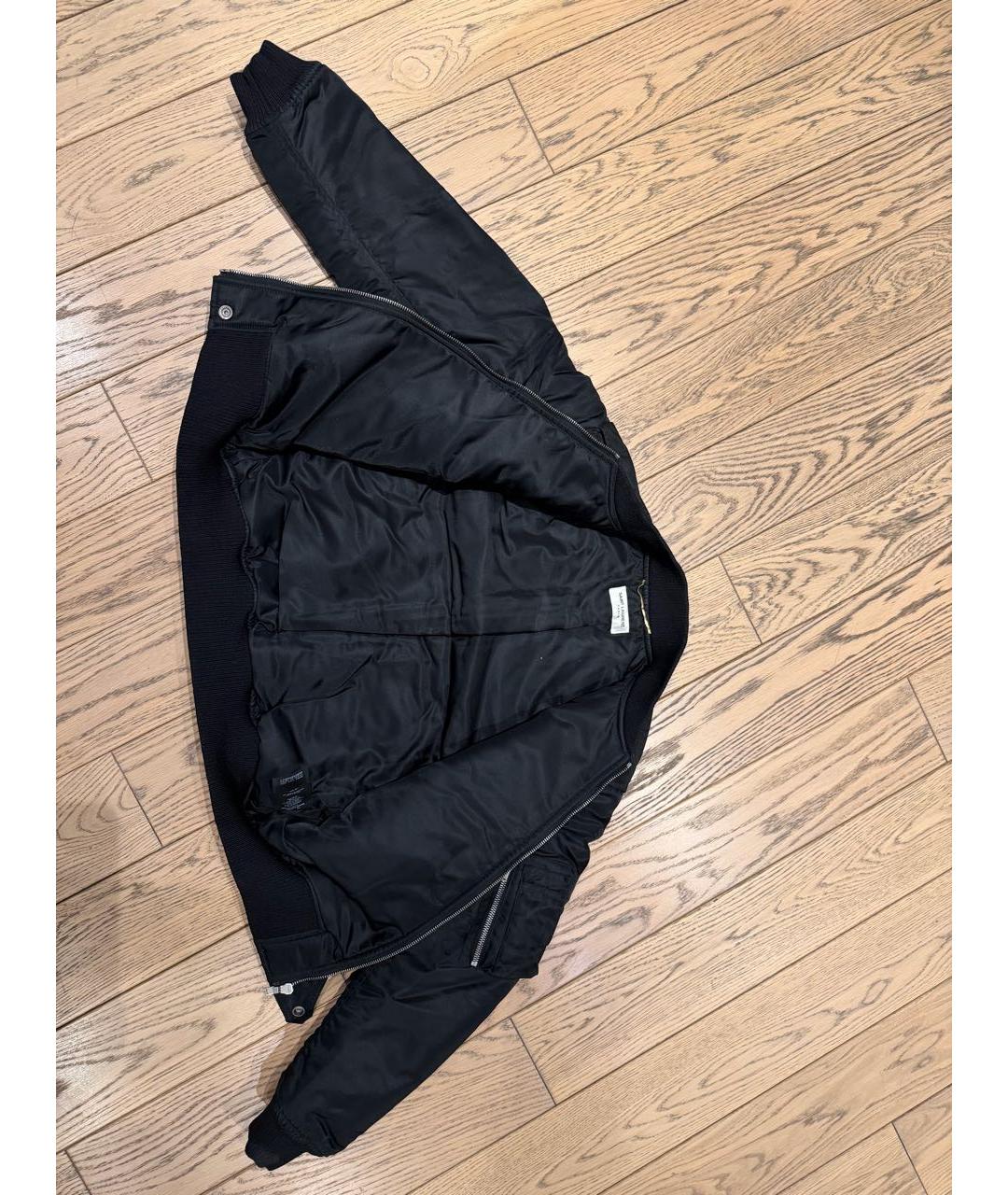 SAINT LAURENT Черная полиамидовая куртка, фото 3