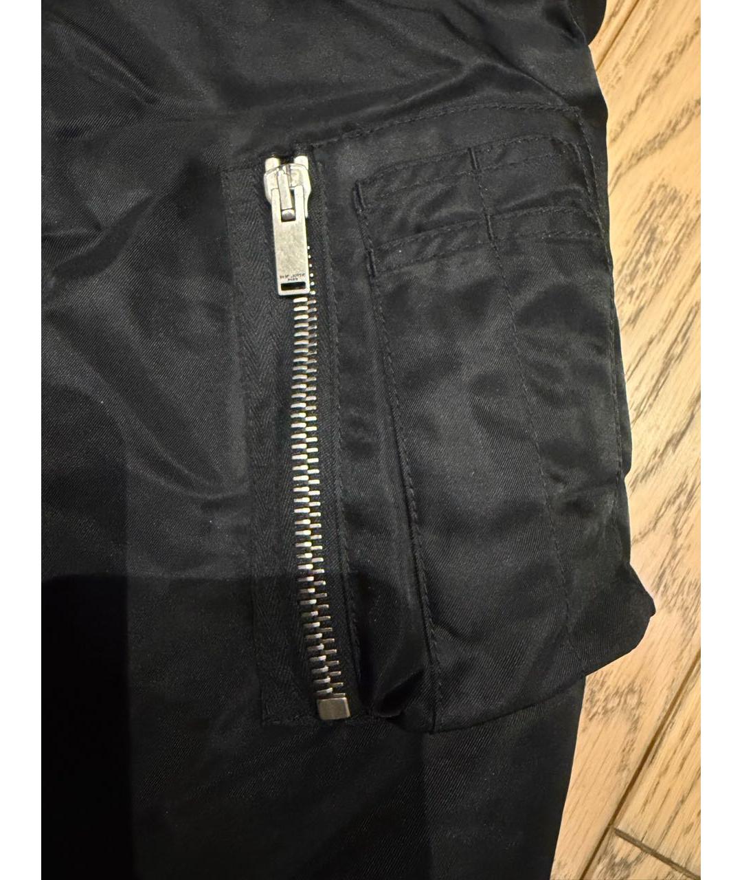 SAINT LAURENT Черная полиамидовая куртка, фото 6