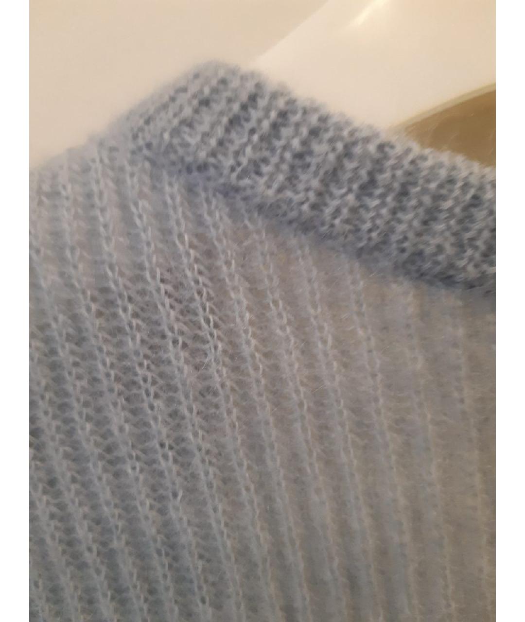 BRUNELLO CUCINELLI Голубой шерстяной джемпер / свитер, фото 4