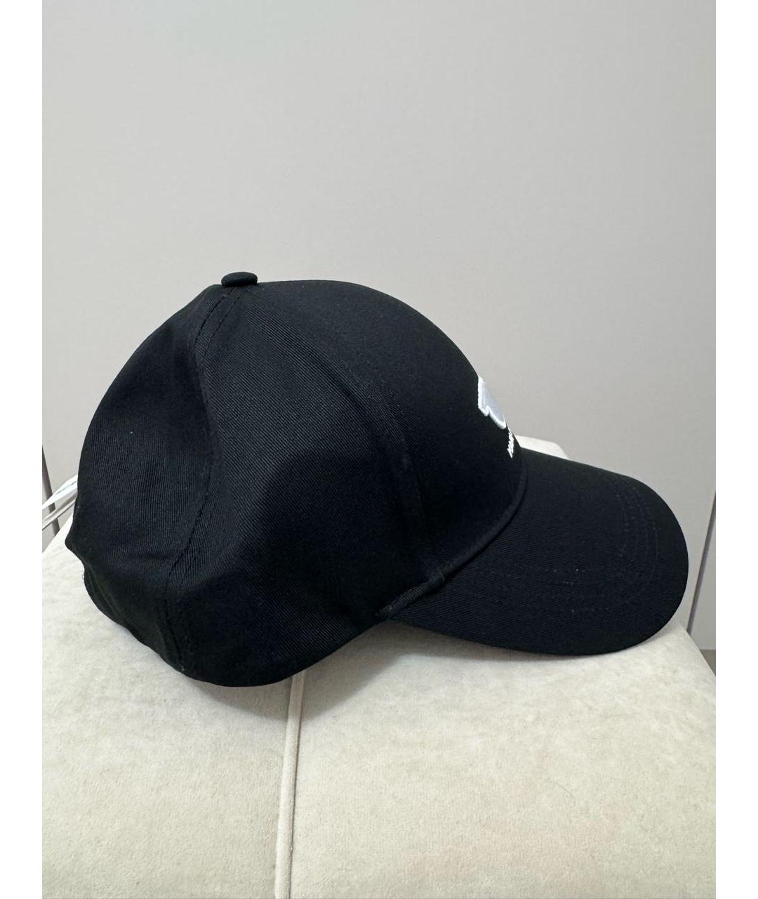 KARL LAGERFELD Черная хлопковая кепка, фото 2