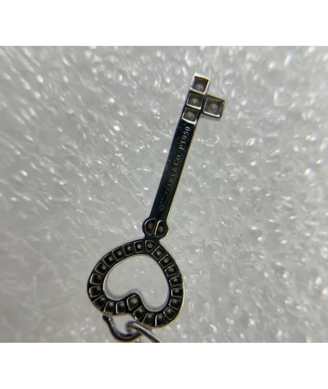 TIFFANY&CO Белая платиновая подвеска, фото 4