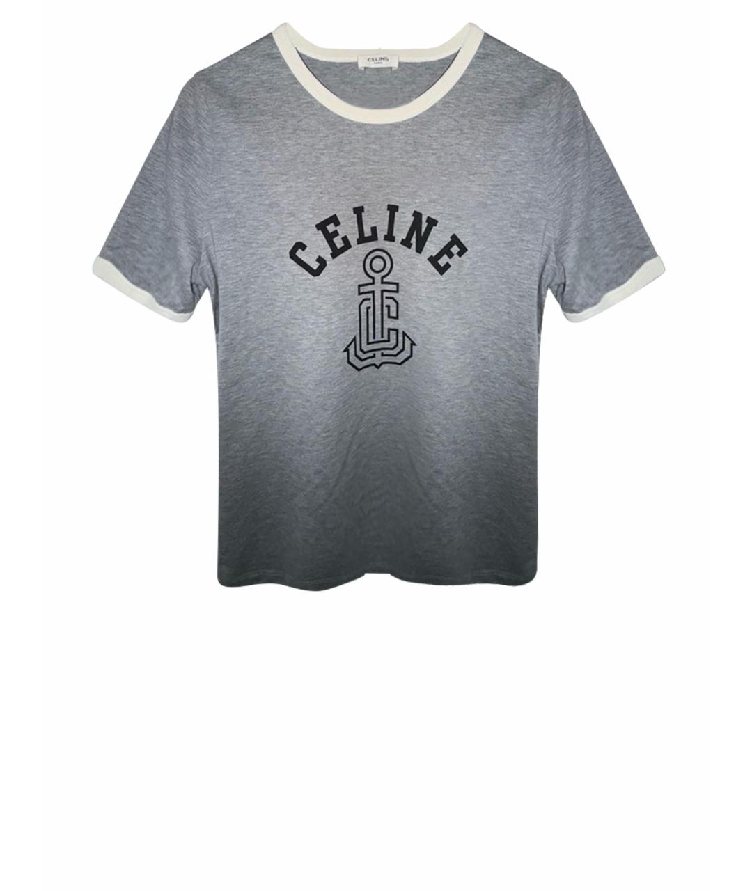 CELINE Серая футболка, фото 1