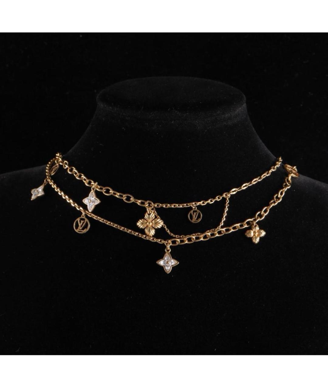 LOUIS VUITTON Золотое металлическое колье, фото 6