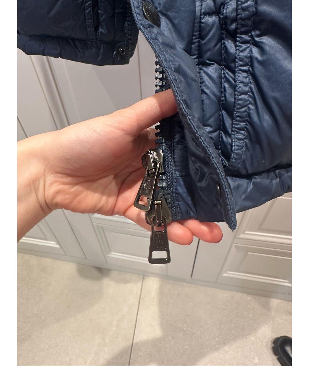 MONCLER Синий жилет, фото 3