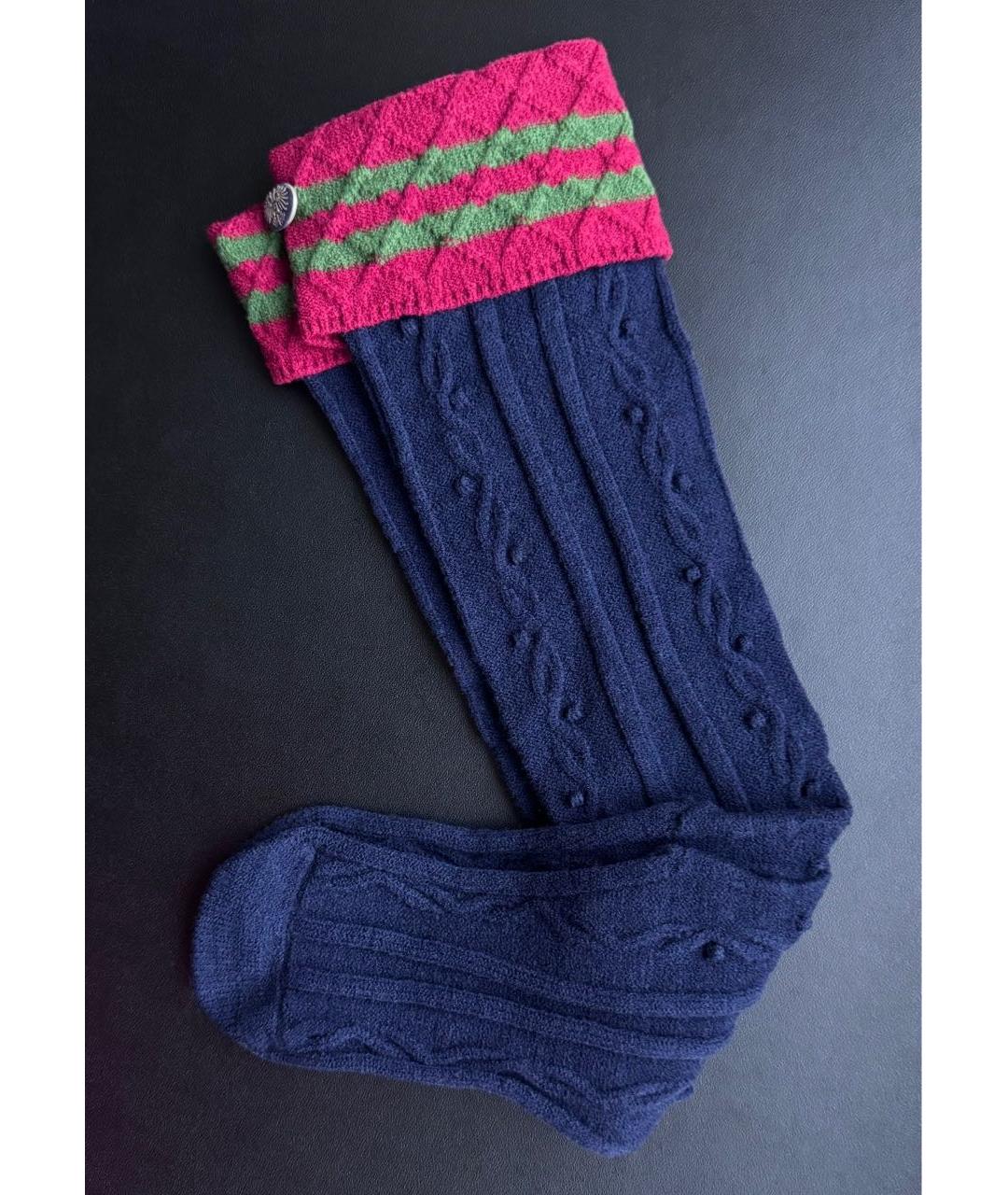 CHANEL Темно-синие носки, чулки и колготы, фото 6