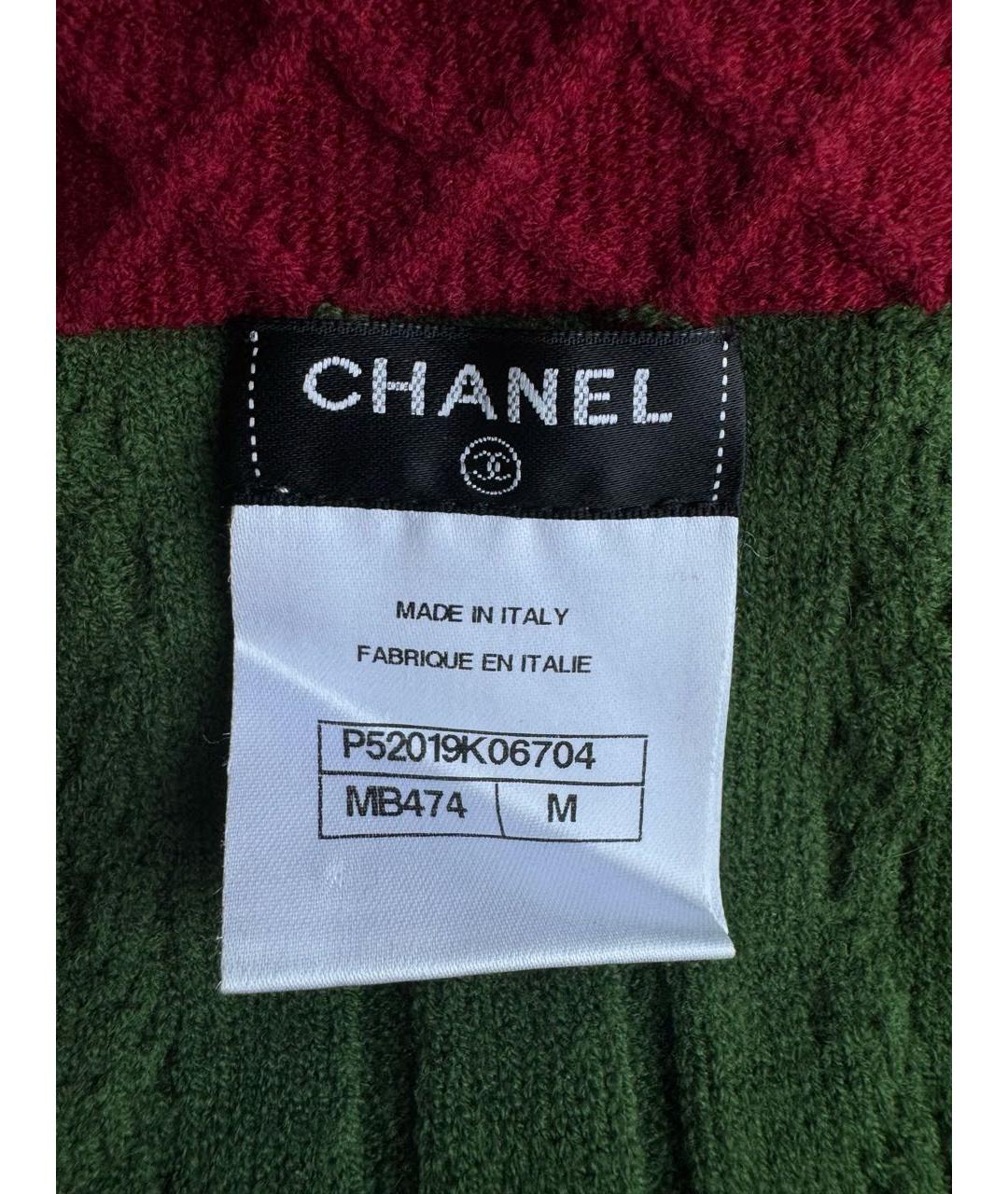 CHANEL Зеленые носки, чулки и колготы, фото 4