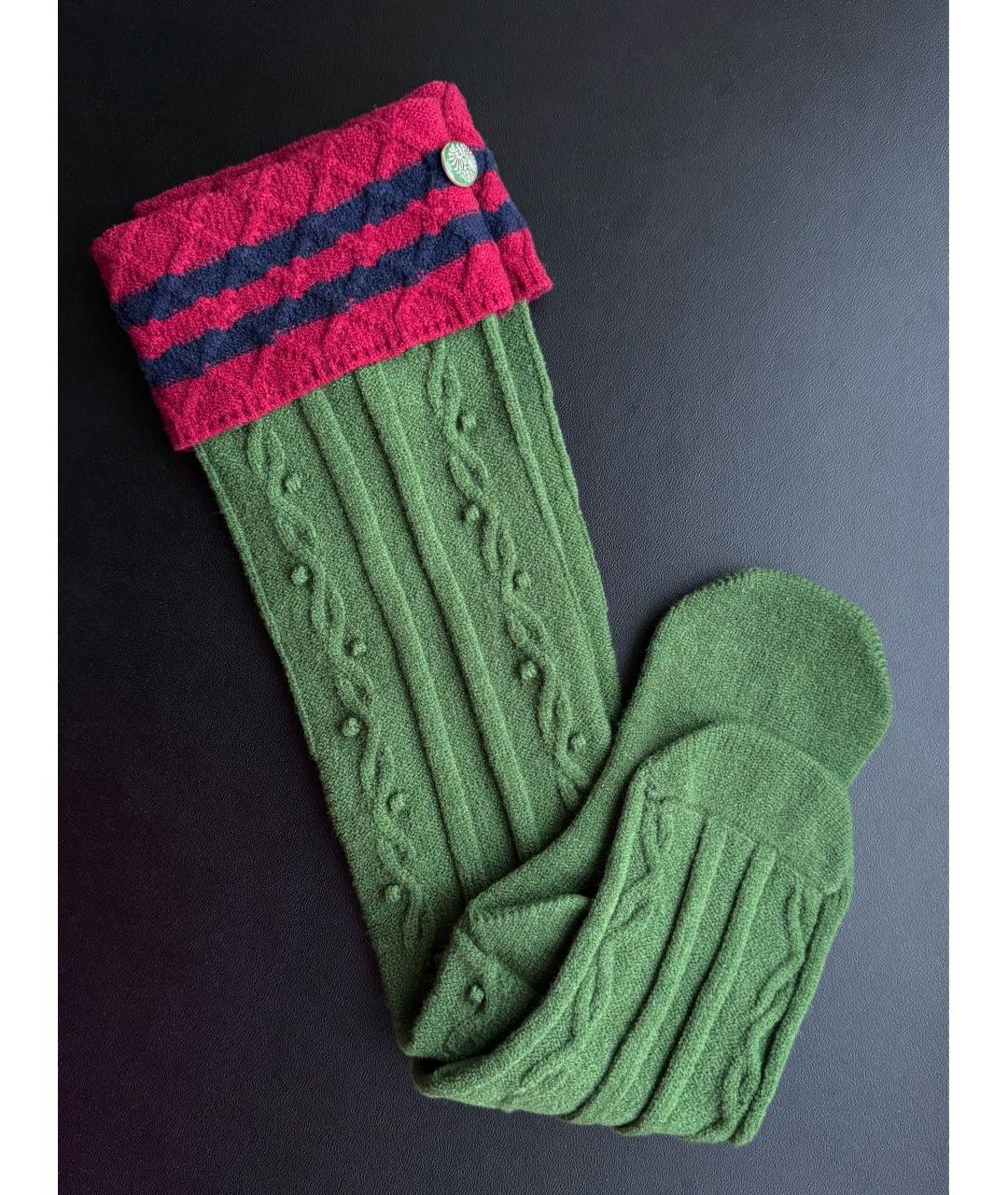 CHANEL Зеленые носки, чулки и колготы, фото 6