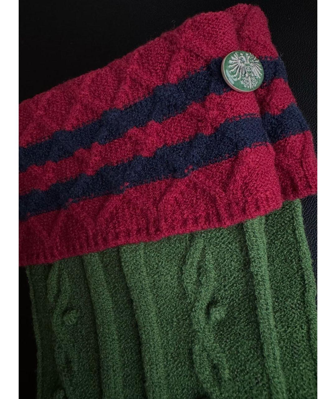 CHANEL Зеленые носки, чулки и колготы, фото 3