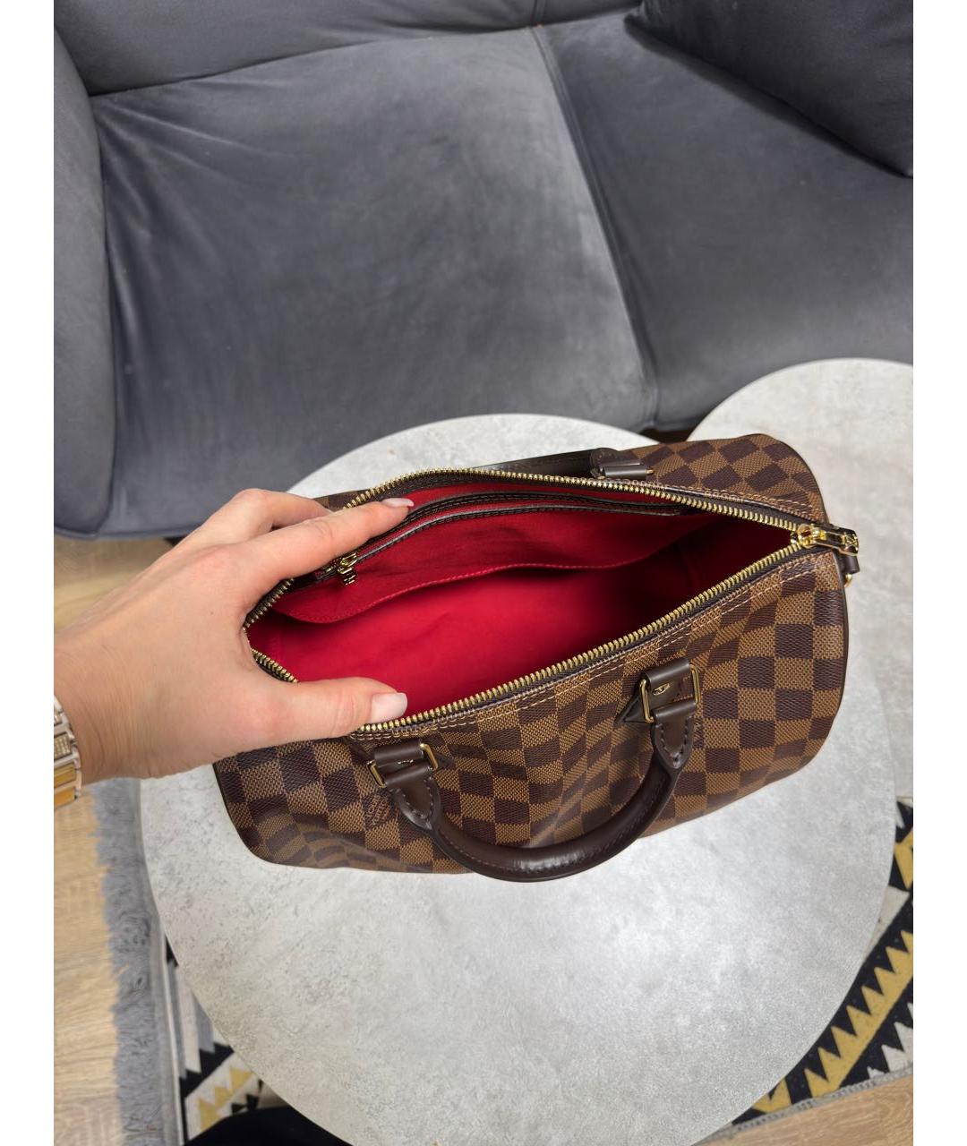 LOUIS VUITTON Коричневая сумка через плечо, фото 4