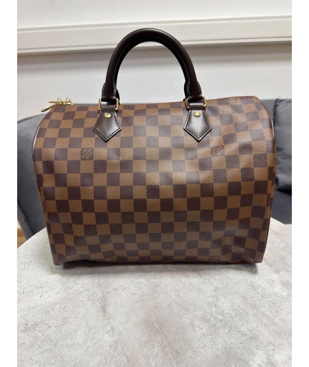 LOUIS VUITTON Коричневая сумка через плечо, фото 7