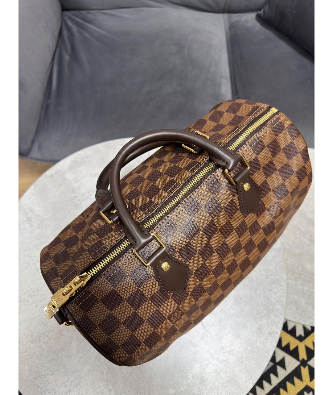 LOUIS VUITTON Коричневая сумка через плечо, фото 3