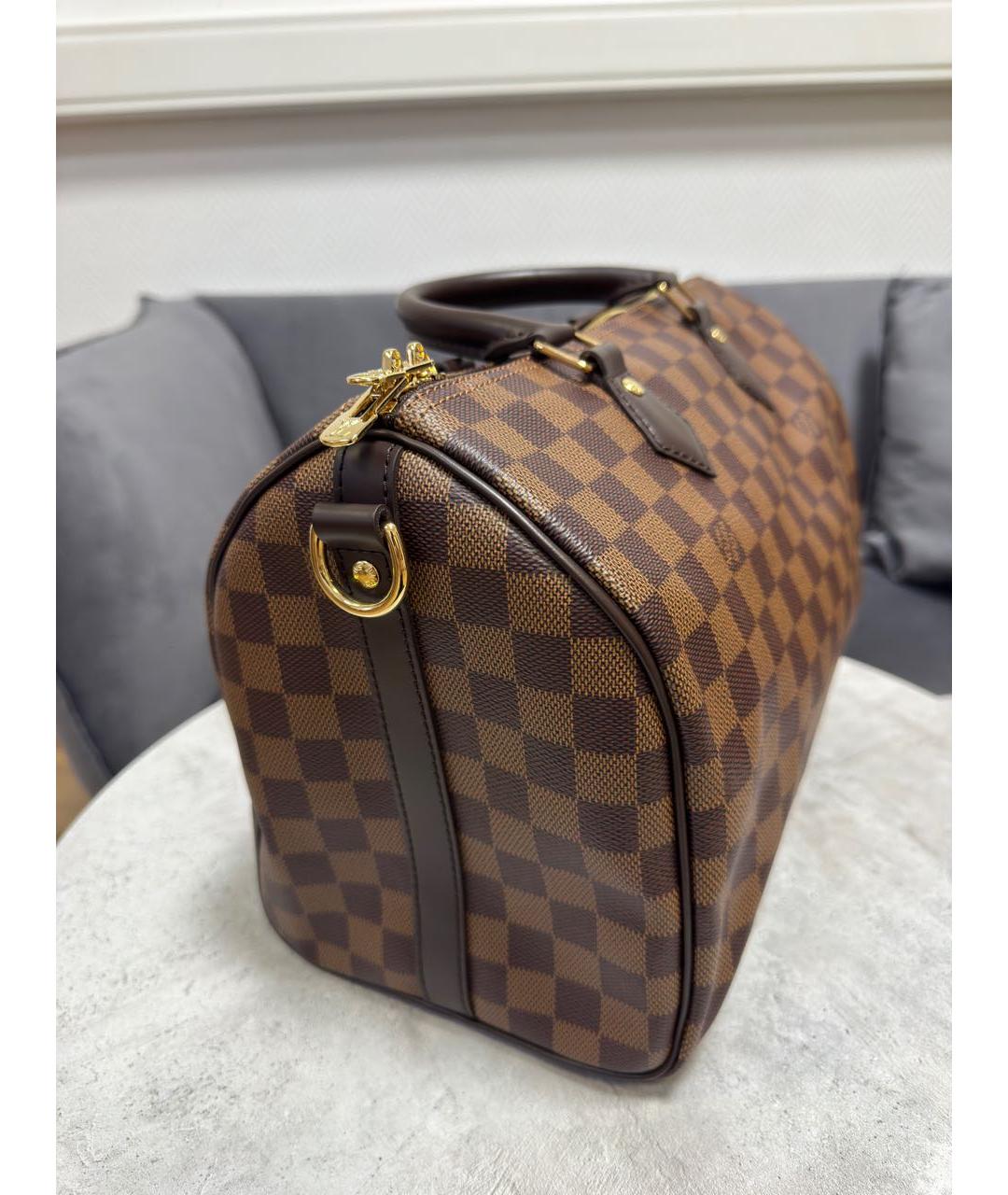 LOUIS VUITTON Коричневая сумка через плечо, фото 2