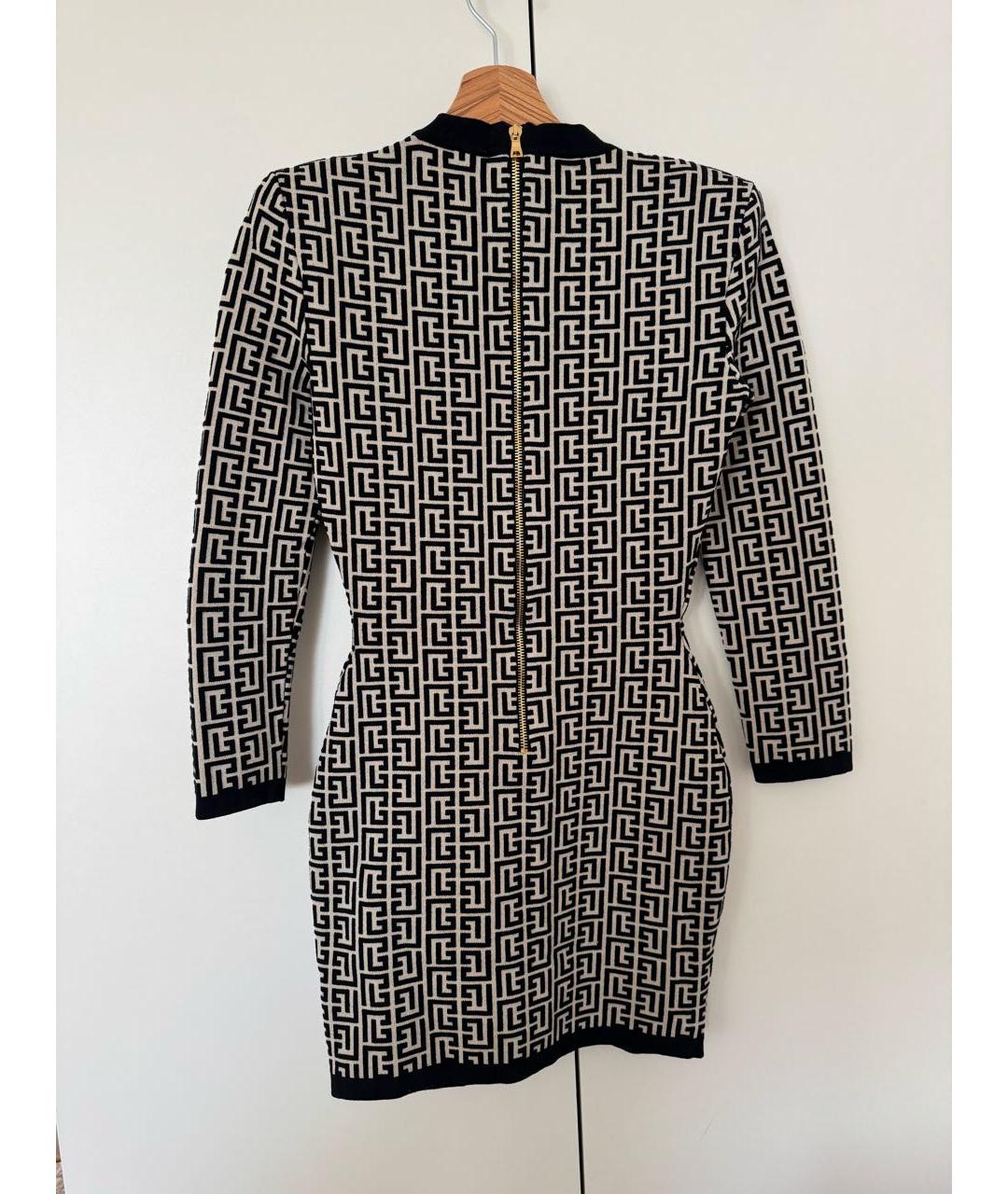 BALMAIN Черное шерстяное платье, фото 2