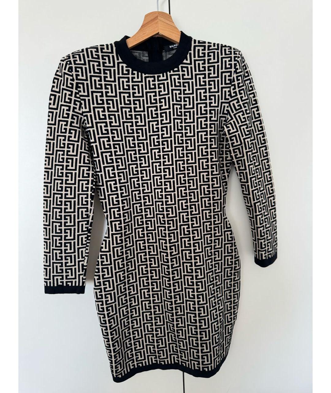 BALMAIN Черное шерстяное платье, фото 6