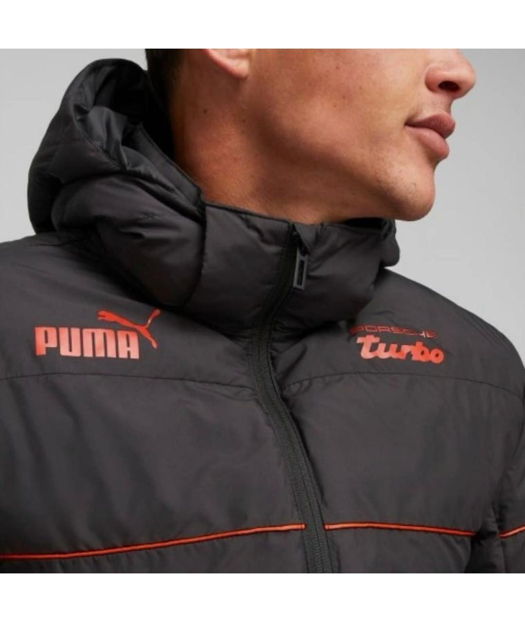 PUMA Черная полиэстеровая куртка, фото 8