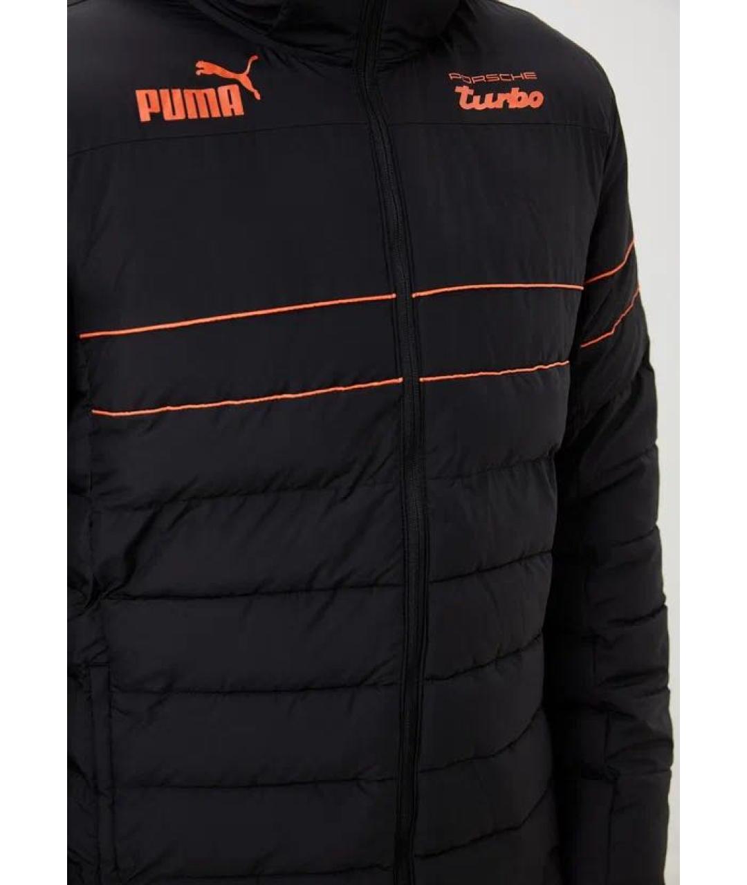 PUMA Черная полиэстеровая куртка, фото 3