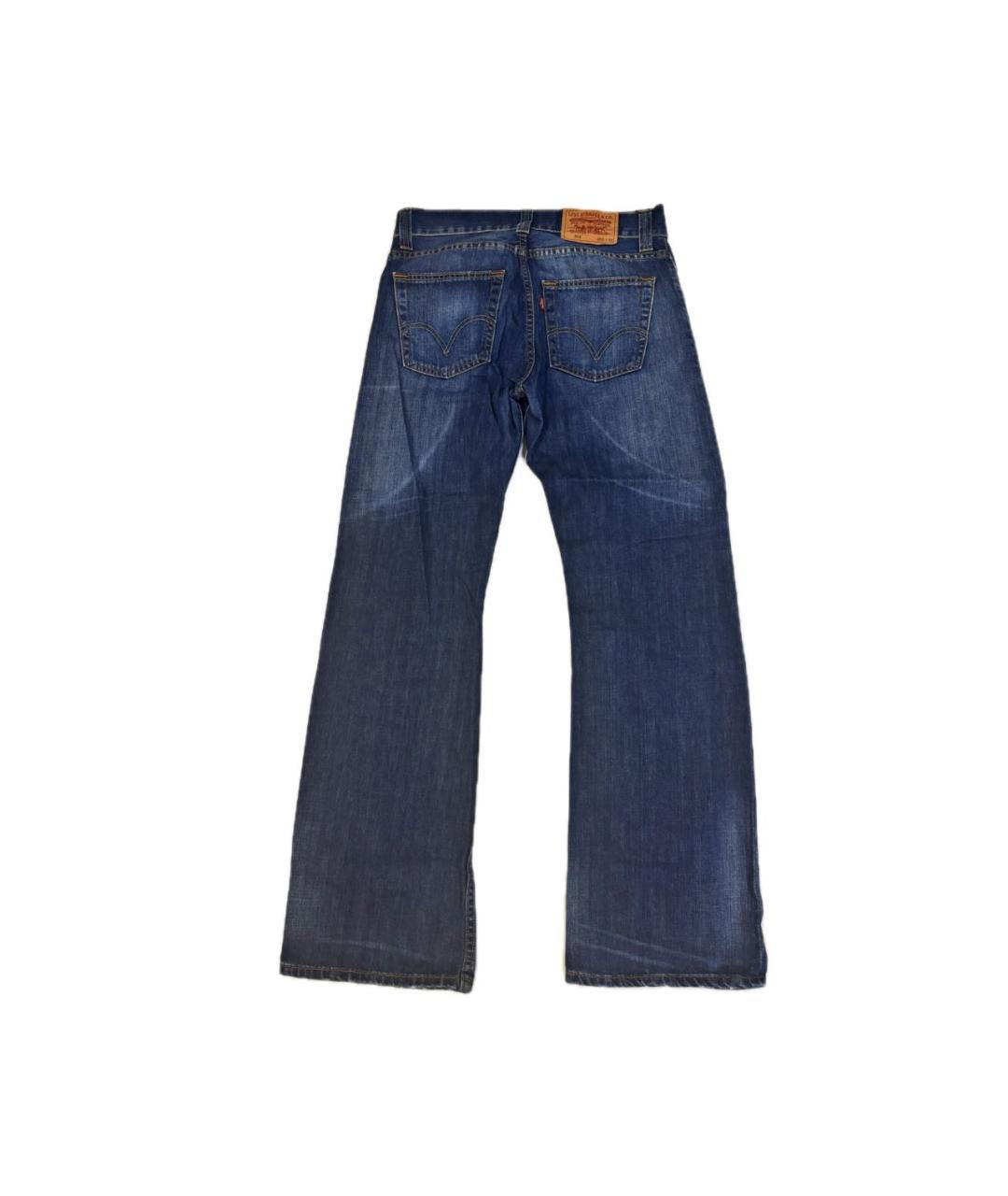 LEVI'S Темно-синие хлопковые джинсы, фото 3