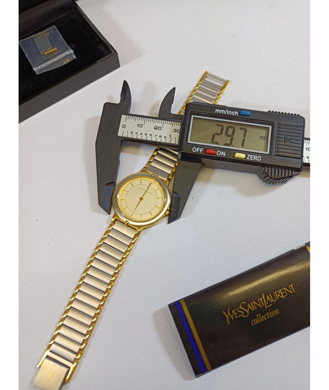 SAINT LAURENT Серебряные стальные часы, фото 9