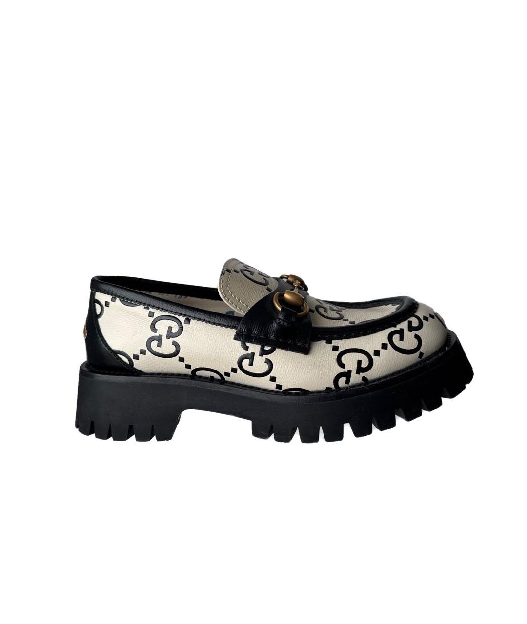 GUCCI Черные кожаные лоферы, фото 5