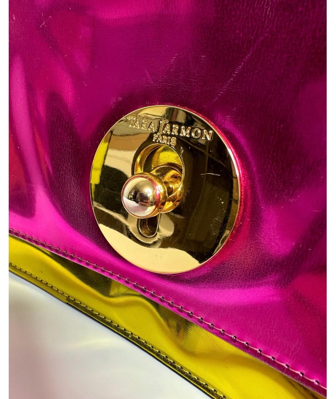 Tara Jarmon Мульти сумка через плечо из лакированной кожи, фото 4