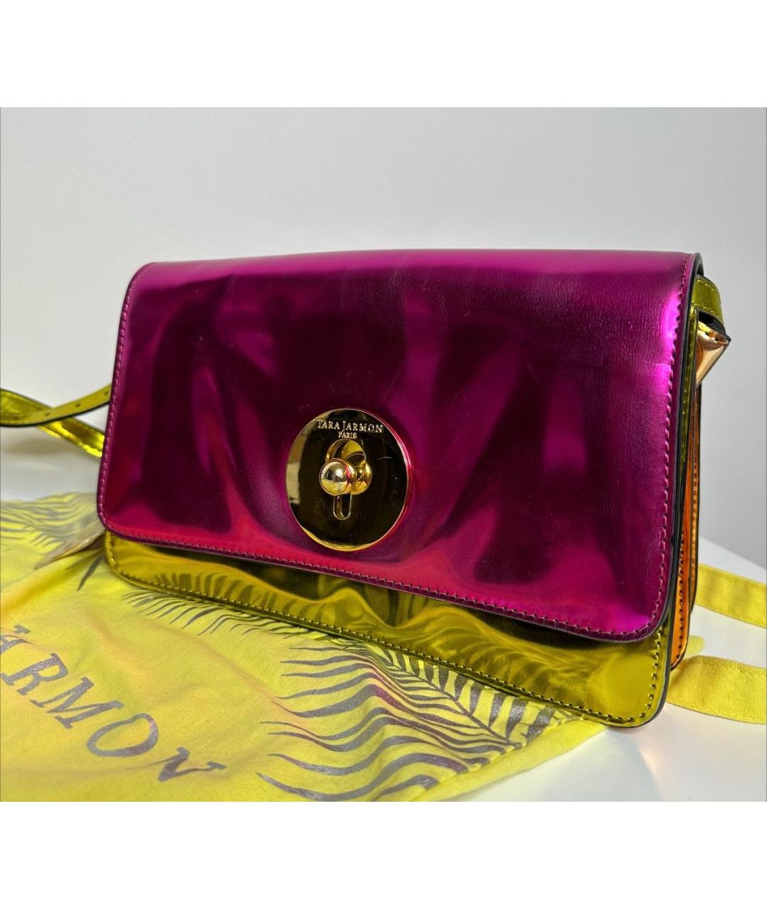 Tara Jarmon Мульти сумка через плечо из лакированной кожи, фото 9