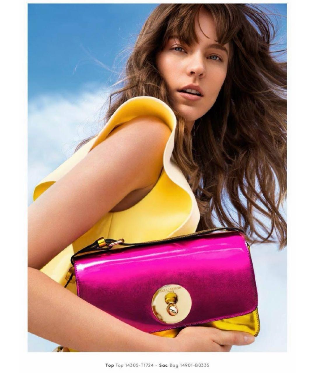 Tara Jarmon Мульти сумка через плечо из лакированной кожи, фото 2